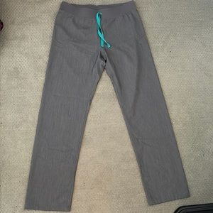 Gray figs scrub pants. Medium long